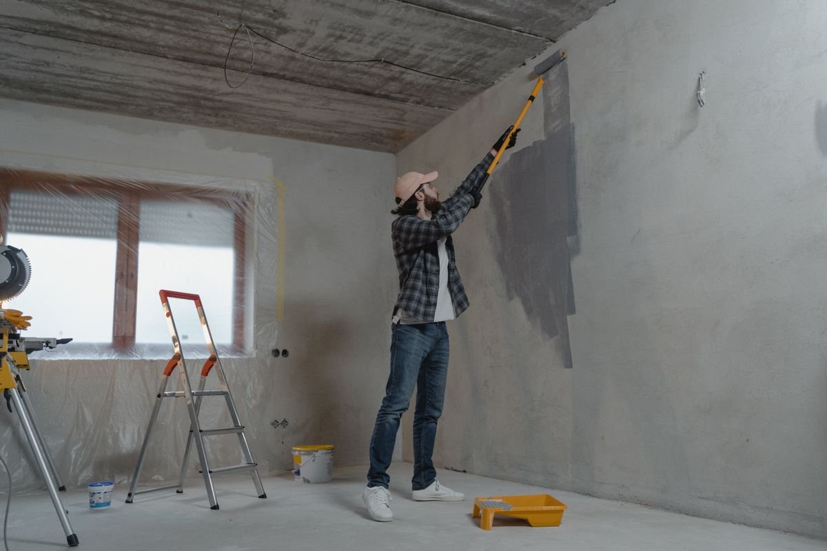 Interior painting of a room in a Tampa-area home